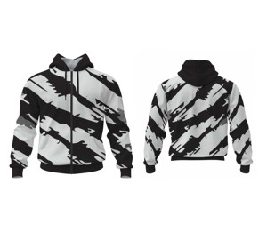 Athletic Sublimation Hoodie Full <b>Zip</b> Custom Polyester Hooded <b>Jacket</b> - Product Image 3