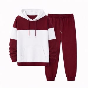Conjunto Deportivo de Dos Piezas para Hombre, Pantalones y Sudadera de Felpa de Algodón Premium, Personalizado 2025 - Product Image 2