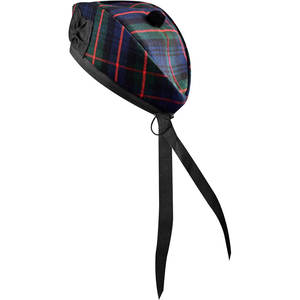 Gorro Glengarry del Patrimonio Nacional Escocés, Diseño Tartán Murray of Athol, Corona Estructurada y Detalles 2026 - Product Image 5