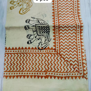 Pareos de playa largos para mujer, hechos a mano, de algodón con estampado de bloques, de la marca Bgaru Dabu, con estampado de bloques de madera, sarongs, cubrebaños de playa, pañuelos indios - Product Image 1