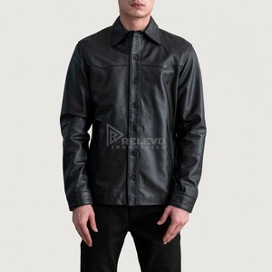 Chaqueta de Cuero de Cordero para Hombre de Calidad Boutique, Venta al por Mayor de Cuero Genuino Premium - Product Image 3