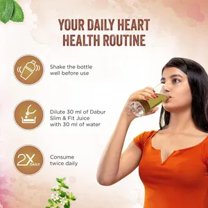 Cradle of Life From Lap of Nature, Jugo para la Salud del Corazón Dabur, Enriquecido con una Mezcla Única de 10 Hierbas Ayurvédicas - Product Image 3