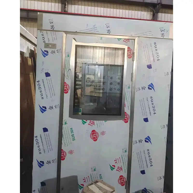 מחיר מפעל אודונג מודולרי כניסה לחדר נקי סדנת מקלחת אוויר מקלחת אוויר מנירוסטה לסדנאות נקיות