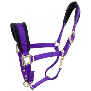 Fabricant en gros de harnais d'équitation anglais rembourré en polaire douce et durable en nylon écologique, confortable, couleurs personnalisées OEM ODM - Product Image 2
