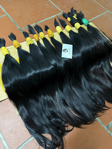 Bear Hair Offers Best Wholesale Prices Pure Vietnamese Virgin Human Hair Natural Straight <b>Bleached</b> Hair Extensions Machine - Product Image 3