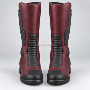 Botas Largas para Motocicleta, Impermeables, de Cuero, Calzado Protector para Motociclismo, Equipo de Turismo para Motocicleta - Product Image 4