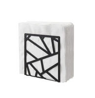 Porte-serviettes en métal au design luxueux, organisateur de table élégant, finition durable résistante à la rouille pour la décoration de la salle à manger