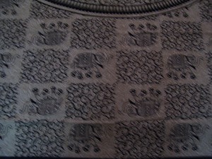 Colcha de Algodón con Mandala de Elefantes en Blanco y Negro, Tapicería Étnica con Estampado a Bloques, Cubrecama Doble, Estilo Bohemio Tradicional Indio - Product Image 3