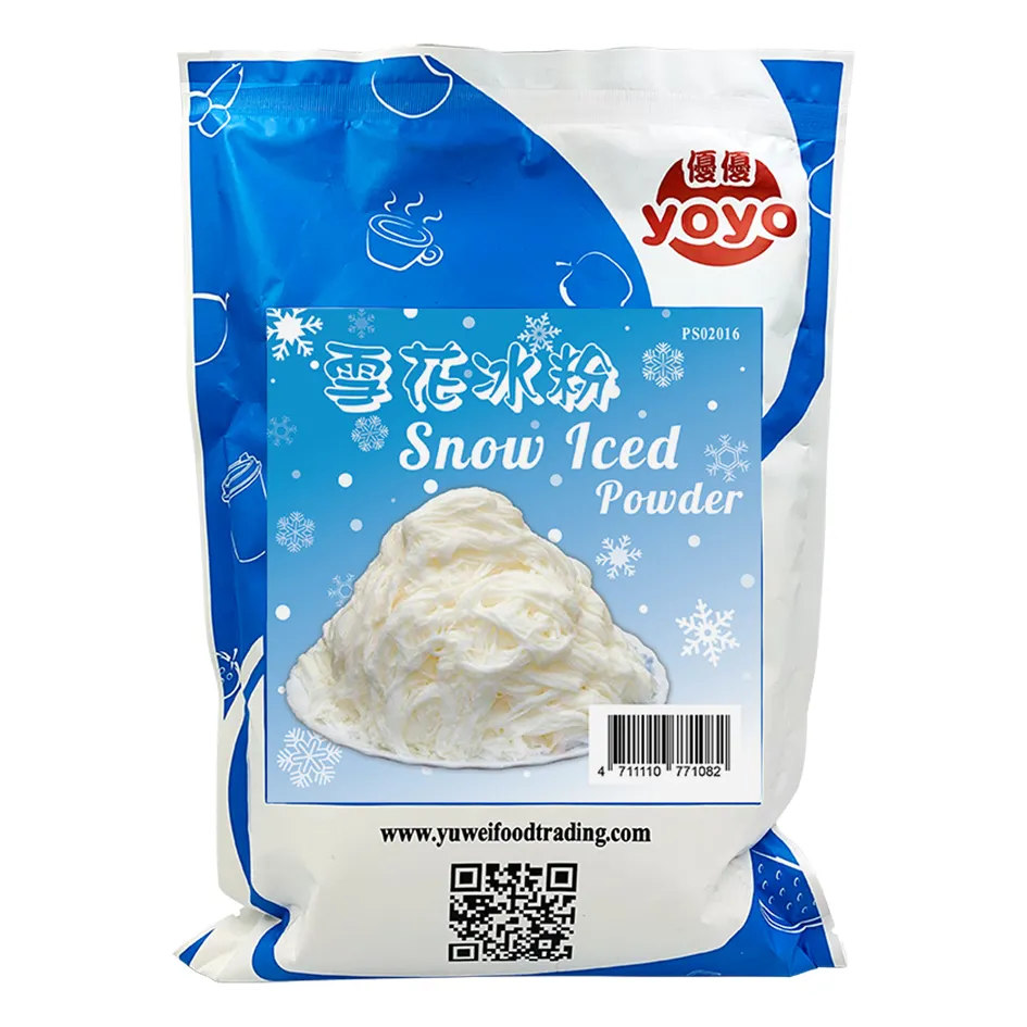 Poudre de glace pour les produits glacés, ingrédients de thé à bulles de Taiwan