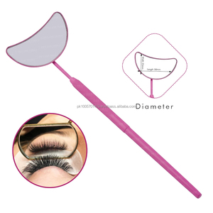 Miroir d'extension de cils en forme de lune rose poignée colorée nouvel outil de maquillage améliorant l'écran virtuel vue cils poche Portable - Product Image 5