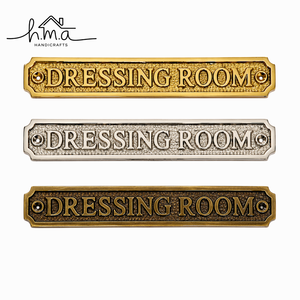 Vintage Brass WC <b>Door</b> Sign <b>Plate</b> Antique Finish Bathroom Restroom Name Plaque Decorative Wall Mount Sign for Home Hotel Office U - Product Image 4