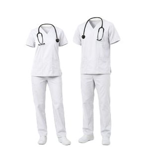Unisex Hospital Nursing Uniform <b>Set</b> Quick-drying <b>Scrub</b> <b>Set</b> - Product Image 5