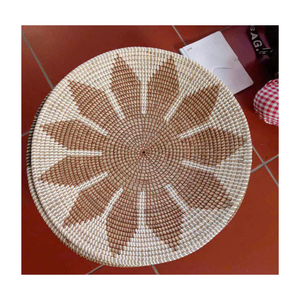 Tapis de sol en jonc de mer tissé à la main, tapis décoratif en fibres naturelles pour salon, chambre, cuisine, décoration intérieure, fournisseur Vietnamien - Product Image 4