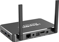 Vseebox Elite Ultra Android 12 TV Box Konten Global Gratis Resolusi 6K 12 Tanpa Biaya Bulanan Ruang Penyimpanan Besar Berjalan Cepat Abu-abu