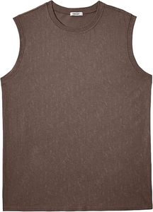 Débardeur de sport côtelé respirant pour homme, 180 grammes, personnalisé, pour entraînement et fitness, coupe oversize, avec logo personnalisé, vente en gros - Product Image 6