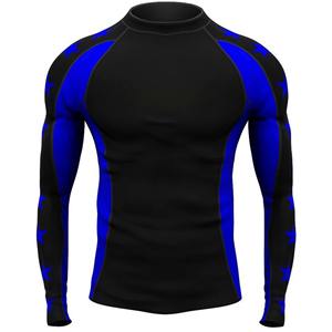 Camisetas Deportivas Rash Guard para Hombre, Tendencia en Moda, Logotipo Personalizado, Impresión Digital, Ligeras, 160g, Poliéster/Nailon - Product Image 4