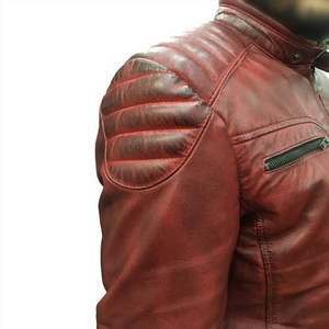 Veste en cuir de qualité supérieure pour homme, style veste d'hiver, en cuir véritable, en vente en ligne à bas prix - Product Image 4