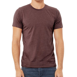 T-shirt pour homme à manches courtes, coupe longue et ajustée, style urbain, personnalisable par sérigraphie, respirant - Product Image 3