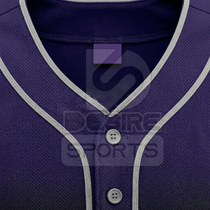 Uniforme de baseball léger de haute qualité 100 % polyester, séchage rapide, respirant, confortable, vêtements de sport, options personnalisables pour - Product Image 6
