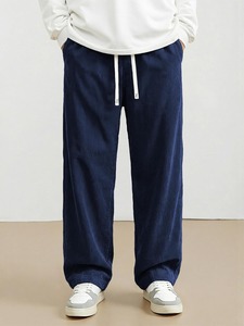 Fabricant de pantalons baggy tendance, coupe décontractée, en coton, streetwear, pantalons décontractés - Product Image 2