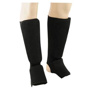 Protège-tibia MMA imprimé sur mesure matériau EVA cou-de-pied élastique pour le football, le football, le taekwondo et la protection complète - Product Image 1