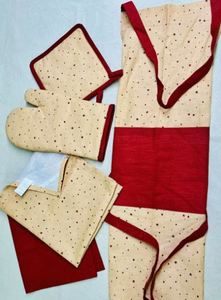 Printed <b>Kitchen</b> <b>Apron</b> Set Cotton Cooking <b>Apron</b> and <b>Kitchen</b> Cotton Cooking <b>Apron</b> At Sale Price By Exporter - Product Image 2