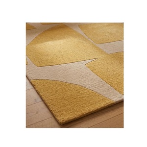 Tapis en laine de luxe fait main, abstrait, à poils longs, pour salon et chambre, revêtement de sol doux, vente en gros pour l'exportation - Product Image 6