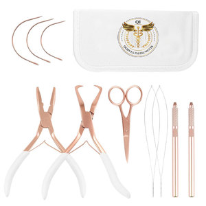 Hair Extension Microlink <b>Pliers</b> Kit – Anti-Slip Handle Professional Tool <b>Set</b> - Product Image 2