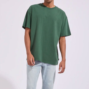 Oversized Drop Shoulder Men's T-Shirt Polyester/Cotton Breathable Quick Dry Regular Fit Casual Hot Selling Wholesale Factory - Product Image 3
