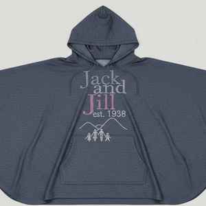 Poncho à capuche oversize Jack and Jill pour femme – Sweat-shirt décontracté style cape, coupe ample, confortable et tendance - Product Image 3