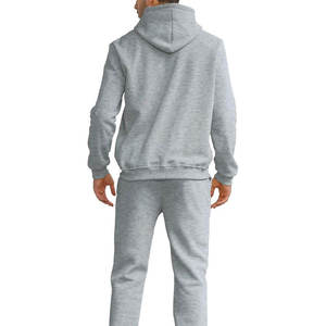 2026 Premium Custom Jogging Wear Training Gym Jogger Track Suits Custom Men's Full <b>Zip</b> <b>Hooded</b> Jogging Wear Tracksuit - Product Image 4