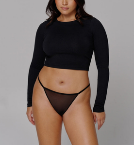 Tanga de Cintura Baja, Tejida, Sólida, Desechable, Estilo Bikini, Ecológica, Suave, Sexy, para Mujer, Venta al Por Mayor Directa de Fábrica - Product Image 2