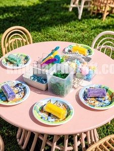 Chaises pour enfants en rotin faites à la main, sièges en osier naturel pour les fêtes d'anniversaire des enfants, les baby showers, les mariages et la décoration d'événements - Product Image 4
