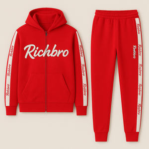 Logo personnalisé Gris Cargo Survêtement Polaire Unisexe Coton Jogger et Sweat à Capuche Ensemble 2 Pièces Factory Direct Activewear Survêtements - Product Image 6