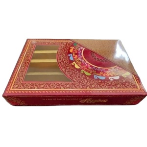 Caja de embalaje de papel para dulces con tapa de ventana transparente Caja de embalaje dulce de la mejor calidad a la venta por fabricante indio - Product Image 4