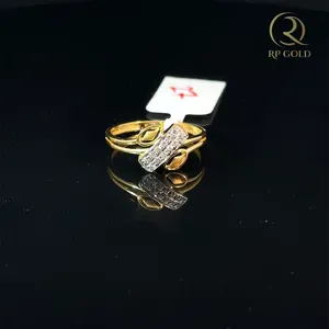 Elegant <b>gold</b> <b>ring</b> with sparkling stone modern stylish design perfect for daily wear gifting weddings and special occasions - Product Image 1