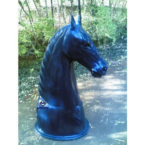 Contenedor de Basura Decorativo para Exteriores con Forma de Cabeza de Caballo, de Fibra de Vidrio, Elegante, Color Azul, 2026 - Product Image 1