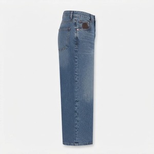 Pantalones Vaqueros de Mezclilla Personalizados al por Mayor, Fábrica de Calidad Premium, Mezclilla de Algodón, Jeans Holgados para Hombre y Mujer - Product Image 3