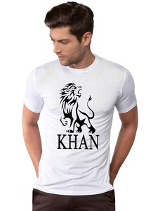 Hot Selling Unisex 100% Cotton Knitted <b>Fabric</b> T-Shirt Customized Short Sleeve with round Neck Printed Pattern from India - Product Image 6