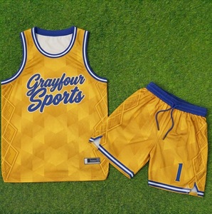 Ensemble de maillots de basket-ball Team Next, 100% polyester respirant, impression sublimée, design de couleur personnalisé pour l'entraînement et la compétition - Product Image 1