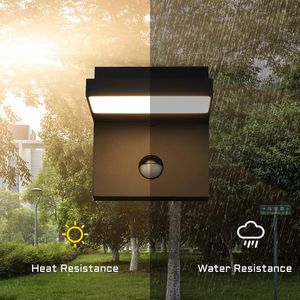 Inowel Modern Outdoor Wall <b>Light</b> Motion Sensor Wall <b>Sconce</b> Lantern Fixture for Porch & Front Door 32135 - Product Image 5