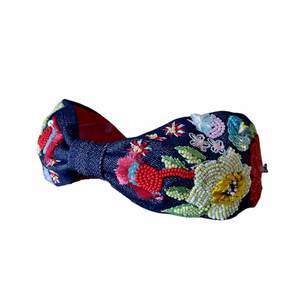 Hot Sale Embroidery <b>Beaded</b> Knotted <b>Headband</b> Multi Color Seed Bead Fabric Hair Band Handcrafted Women Fashion Party Headwear - Product Image 1