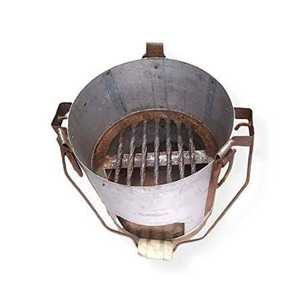 Barbecue au charbon de bois en acier inoxydable avec grille amovible - Product Image 4