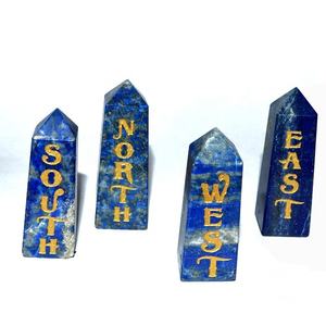 Venta al por mayor Natural de Sunstone Punto de cristal de cuarzo punto varita torre de curación - Product Image 2