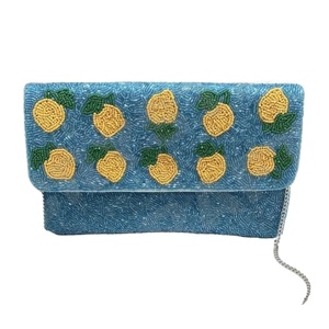 Bolso de Mano de Lujo Bordado a Mano con Cuentas Personalizadas para Damas, Ideal para Fiestas - Product Image 1
