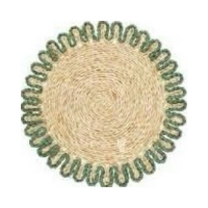 Natural Rattan <b>Tablecloth</b> BPA Free Boho Style Woven With Seagrass Custom Made In Vietnam - Product Image 1