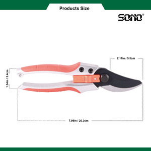 Sono กรรไกรบายพาสมือ J13อุตสาหกรรมและ DIY แบบพกพาเคลือบด้วย PTFE ทนทานและคม - Product Image 4