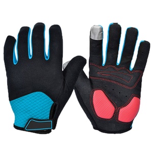 FITME SPORTS Factory Hot Sell Breathable Summer Leather Cycling Riding <b>Gloves</b> Men Full Finger Anti-Shock <b>Touchscreen</b> Half Finger - Product Image 5