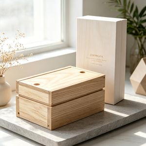 High Quality Handmade Eco-Friendly Varnishing MDF <b>Wood</b> Smooth Touch Rectangle <b>Storage</b> Gift <b>Box</b> Good Price OEM Small Sliding - Product Image 1
