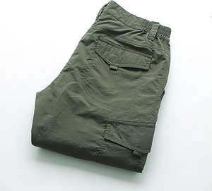 Men Slim-Fit <b>Stretch</b> Tactical <b>Cargo</b> Trousers Streetwear Cotton Casual Style Work Pants Outdoor Lightweight Joggers Sweat Pants - Product Image 2